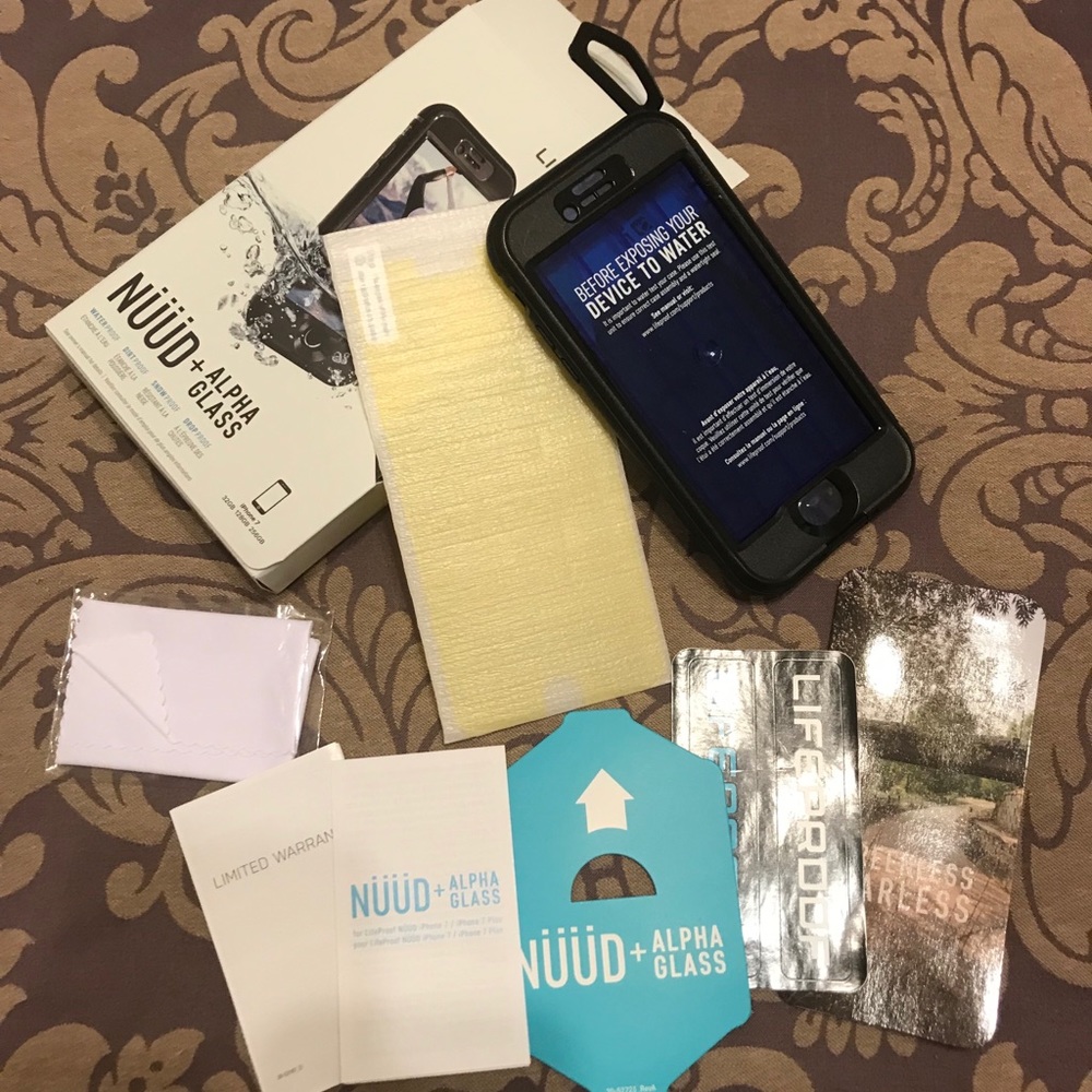 Lifeproof Nuud Case w/Alpha Glass iPhone NWT